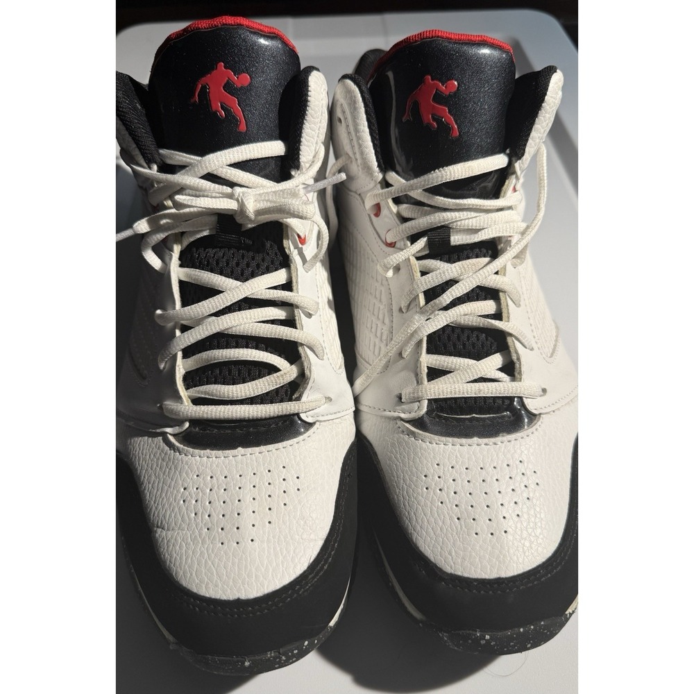 AND1 Basketball Shoes Mens 13 White Black Red High Top MNAN28ES031 Sneaker